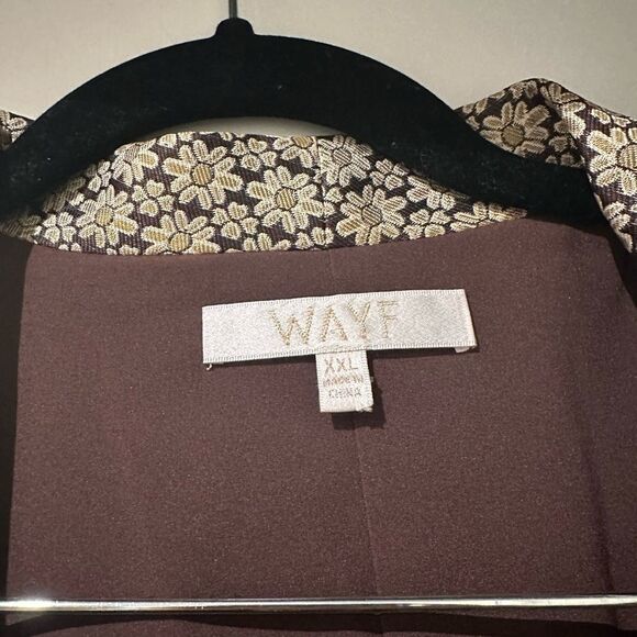 WAYF Finn and Pelham Metallic Floral Jacket and Skirt Set - Picture 3 of 6